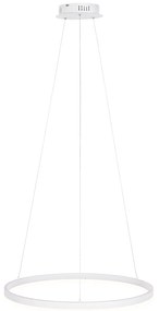 Design hanglamp wit 60 cm incl. LED 3-staps dimbaar - Anello