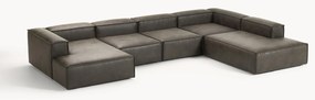 XL leren modulaire bank Lennon