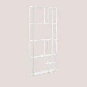 Modulaire Wandkast 80x180 Cm In Thura-staal Gardenia Wit - Sklum