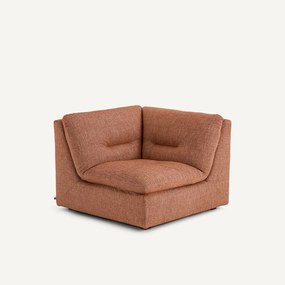 Modulaire 90° hoek in gemêleerde stof, GIULIANO