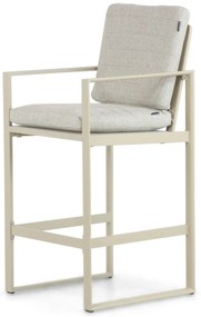 Barstoel Aluminium Taupe-naturel-bruin Lifestyle Garden Furniture Nuno