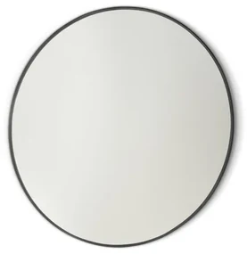 Royal Plaza Merlot spiegel 60x60cm zonder verlichting rond Glas Zwart mat