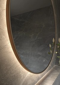 Hipp Design 013 Phantom spiegel brons met verlichting en verwarming 60x60cm
