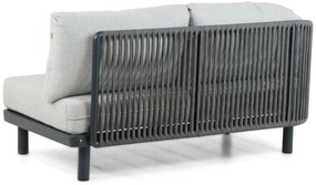 Hoek loungeset 5 personen Aluminium/rope Grijs  Santika Furniture Santika