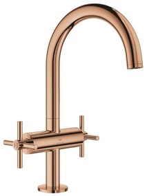 Grohe Atrio L-size wastafelmengkraan push warm sunset 21144DA0