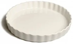 Taart-/ quichevorm, porselein,Ø 27 cm