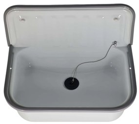 Best Design Suula uitstortgootsteen 50x33cm wit