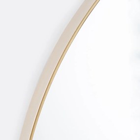 Ronde spiegel in staalmetaalØ60 cm, Iodus