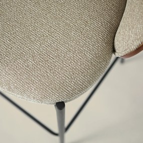 Hoge Barkruk Met Houten Rugleuning