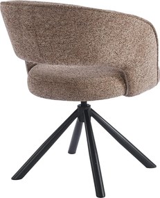 Eetkamerstoel Met Open Rugdetail Bruin