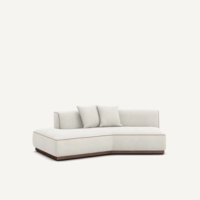 Halve bank links in linnen fluweel, JACOPO