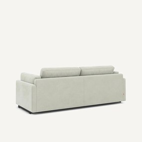 Hoekbank in stonewashed fluweel, CÉSAR