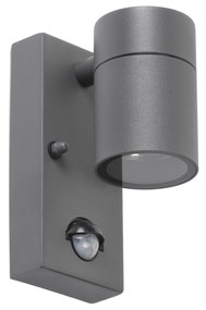 Buitenwandlamp antraciet IP44 met bewegingssensor - Solo