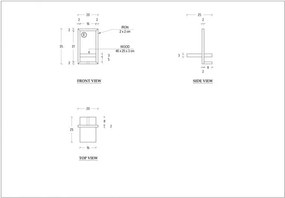 Industriële Wandplank Shelfie E RVS – 20cm X 35cm