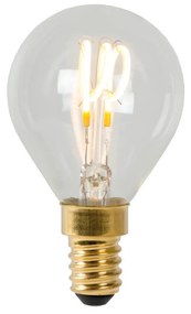 Lucide Bulb dimbare LED lamp 2700K E14 3W 4.5cm transparant