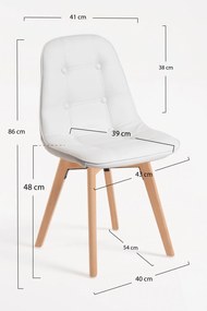 Set 4 Vorak Stoelen