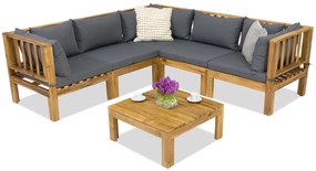 Tuinmeubelen Brunei Corner 5 Garden Point acacia