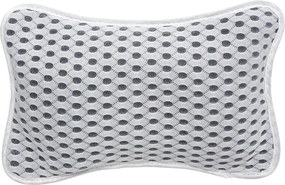 5Five Badkamer Badkussen met Zuignappen - 26 x 17 x 7 cm - Wit