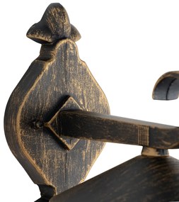 Klassieke buiten wandlantaarn antiek goud IP44 - Herb