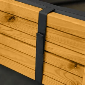 Picknicktafel kussen 240 x 30  cm - set van 2