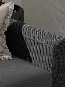 The Outsider Lounge Tuinbank - Jonah - 2 zits - Antraciet - Wicker - The Outsider