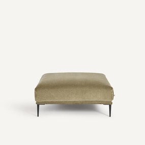 Voetensteun XL, in linnen fluweel, OSCAR