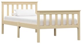 vidaXL Bedframe met 2 lades massief grenenhout 100x200 cm