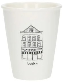 Gevel mok, Leiden, porselein, 200 ml