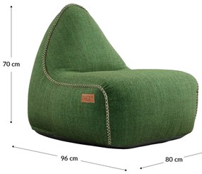 Cobana Lounge Chair & Pouf Outdoor - Groen