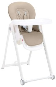 vidaXL Kinderstoel aluminium beige