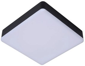 Lucide Ceres vierkante plafondlamp 21.5cm 30W zwart