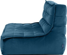 Cloudy Velvet Zitzak - Inktblauw