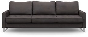 Rivièra Maison - West Houston Sofa 3,5 Seater, scottish suede, noir - Kleur: zwart