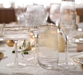 Set van 4 waterglazen Lurik
