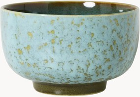 Handgemaakte schaal 70's met reactief glazuur