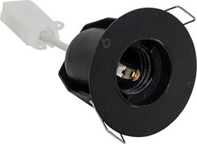 Smart moderne spot zwart incl. ST64 WiFi lichtbron - Insight