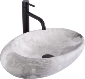 Opzetwastafel Rea Roxy C Stone L. GREY