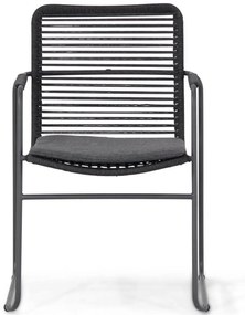 Tuinset 6 personen  Rope Grijs 4 Seasons Outdoor Elba/Brighton