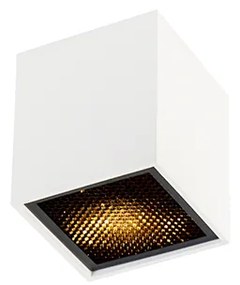 Design opbouwSpot / Opbouwspot / Plafondspot wit GU10 50mm - Qubo Honey Design GU10 vierkant Binnenverlichting Lamp