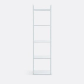 Lage kleerkastmodule van staal, 5 legplanken, ENIDE