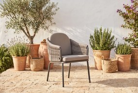 Tuinstoel Aluminium/rope Zand/Beige 4 Seasons Calma  loft