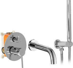 Inbouw badmengkraan Rea Lungo Chrom + BOX