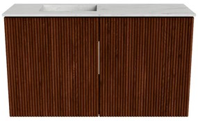 Mondiaz Joya DLux 70cm toiletmeubel ruby met wastafel faye links zonder kraangat opalo