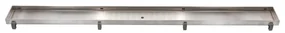 Mueller Duodrain douchegoot met tegelrooster 60x7cm RVS