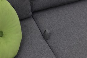Verstelbare loungeset Hollywood met bijzetkrukjes- white grey