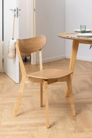ROXY Natuurlijk eiken - HOUTEN STOEL VOOR WOONKAMER, EETKAMER, KEUKEN, RETRO