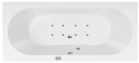 Lambini Designs Round Bubbelbad Silent 180x80cm 8 aero jets + kleurenlamp