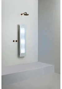 Sunshower Round Plus L infrarood + UV licht opbouw incl. Wandbeugel 185x33x12cm full body inclusief 5 jaar garantie White L0600-L0101-SML0700-SW769631