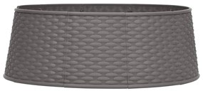 vidaXL Kerstboomrok Ø65x19,5 cm bruin