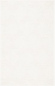 Handgetuft hoog-laag wollen vloerkleed Viviana